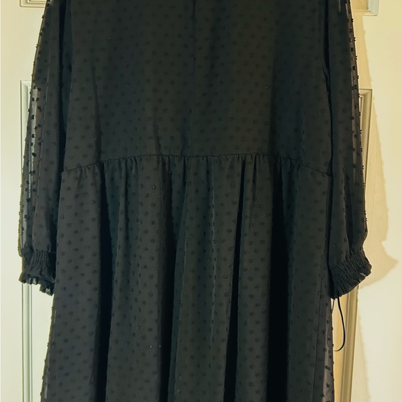 Lauren Conrad black polka dot dress - Picture 2 of 6